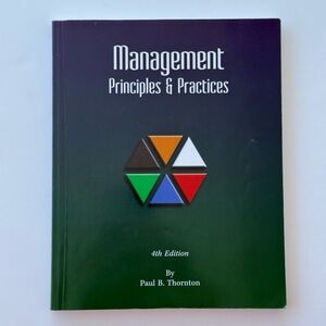Management Principles & Practices Book